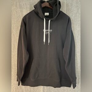 Reebok Women’s Black Hoodie with White Accents
